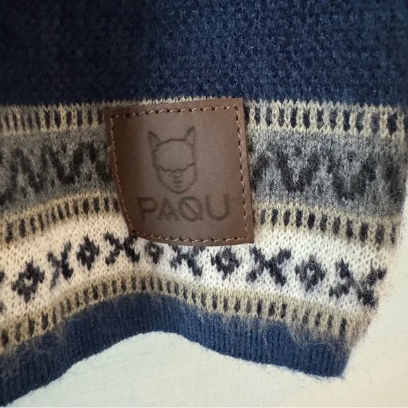 NWOT Alpaca Wool Sweater with Andean Llama Design Medium - Picture 5 of 16